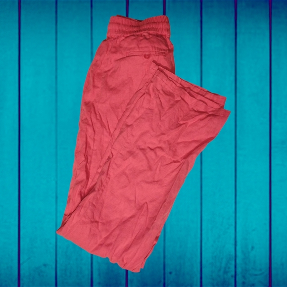 Love Tree Coral Wide Leg Pants - Picture 3 of 16